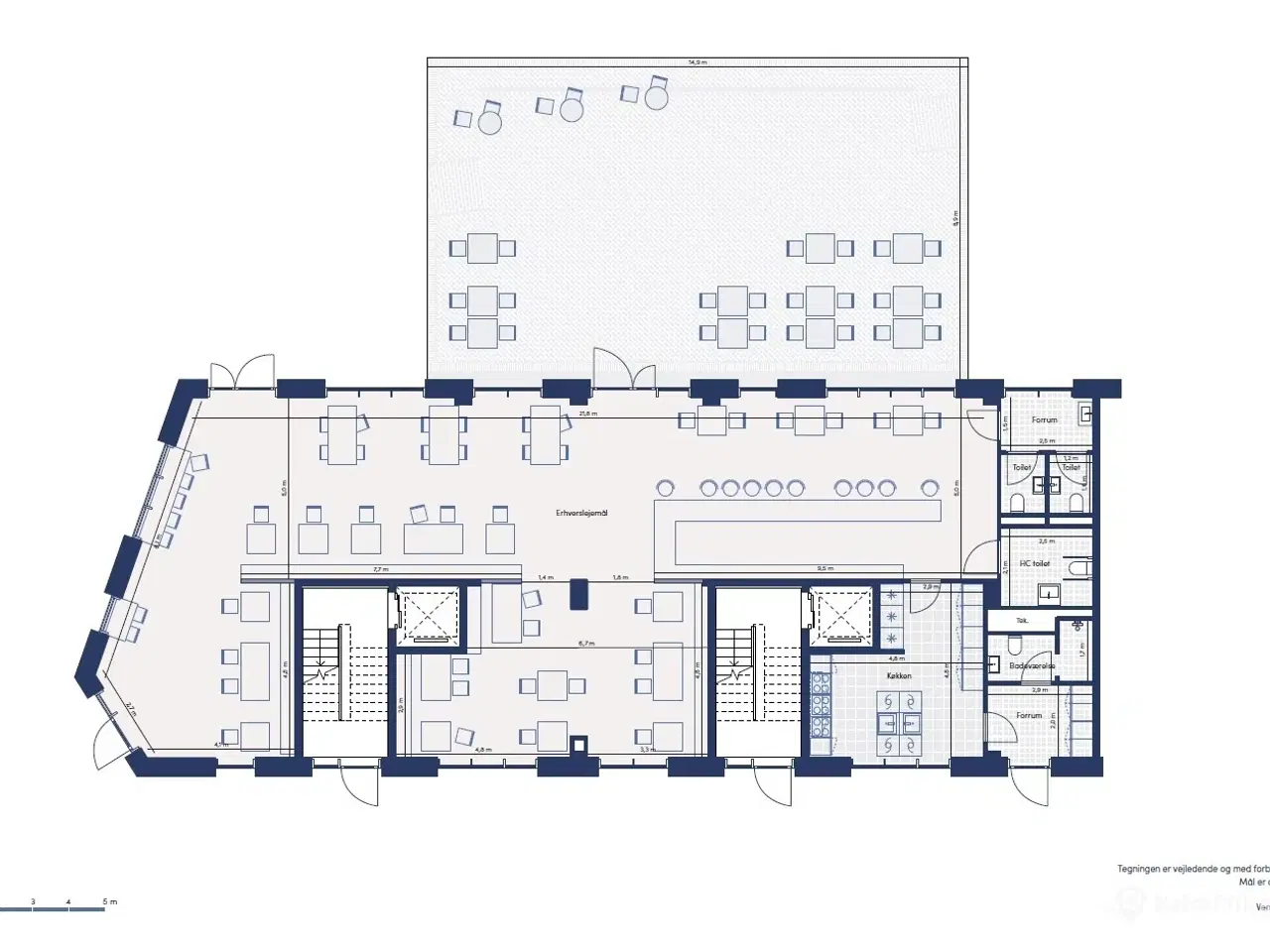 Billede 5 - 258 m² restaurant/café • Nyopført • Nabo til Netto