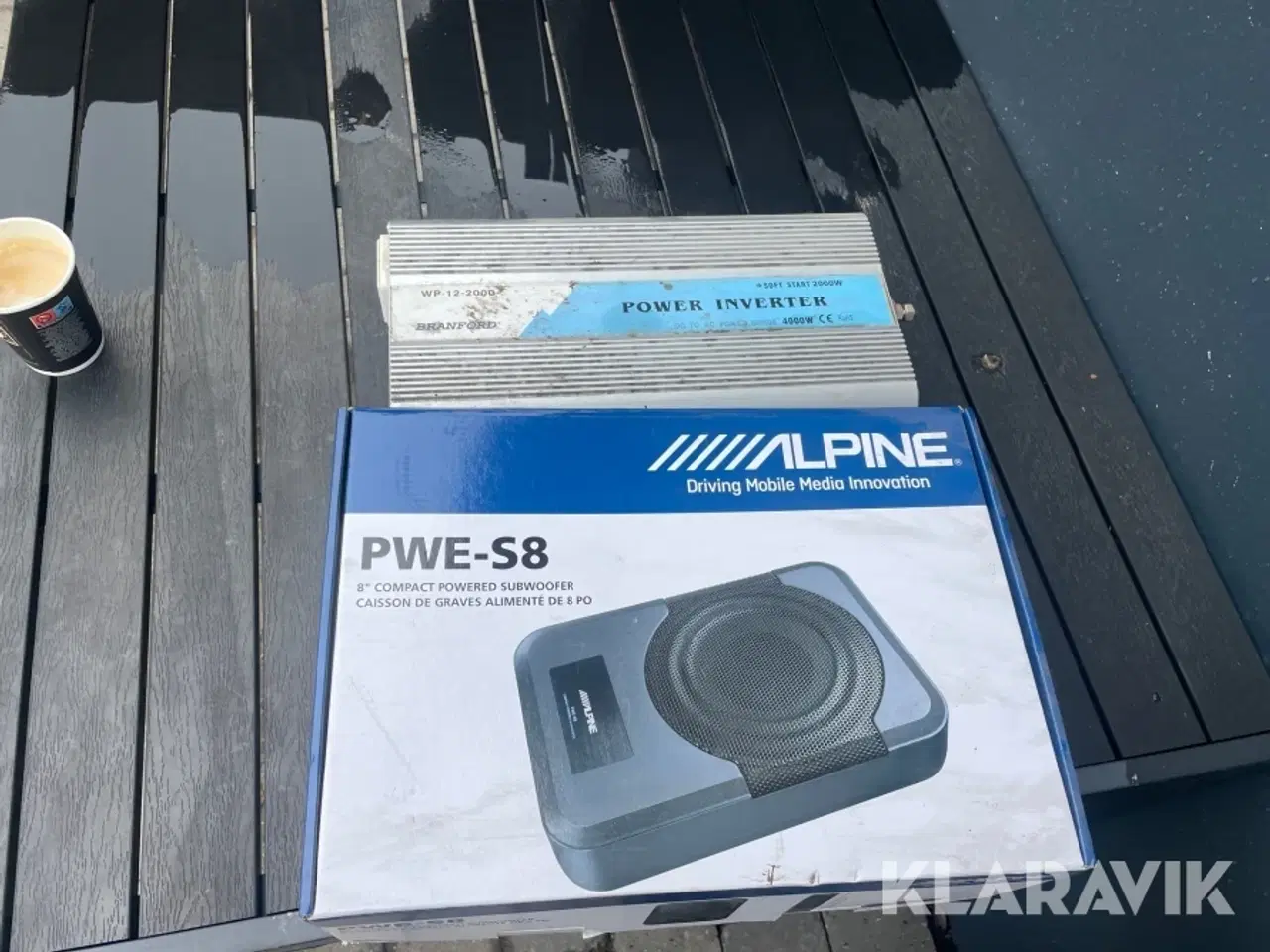 Billede 2 - Subwoofer - power inverter Alpine - Branford PWE-S8