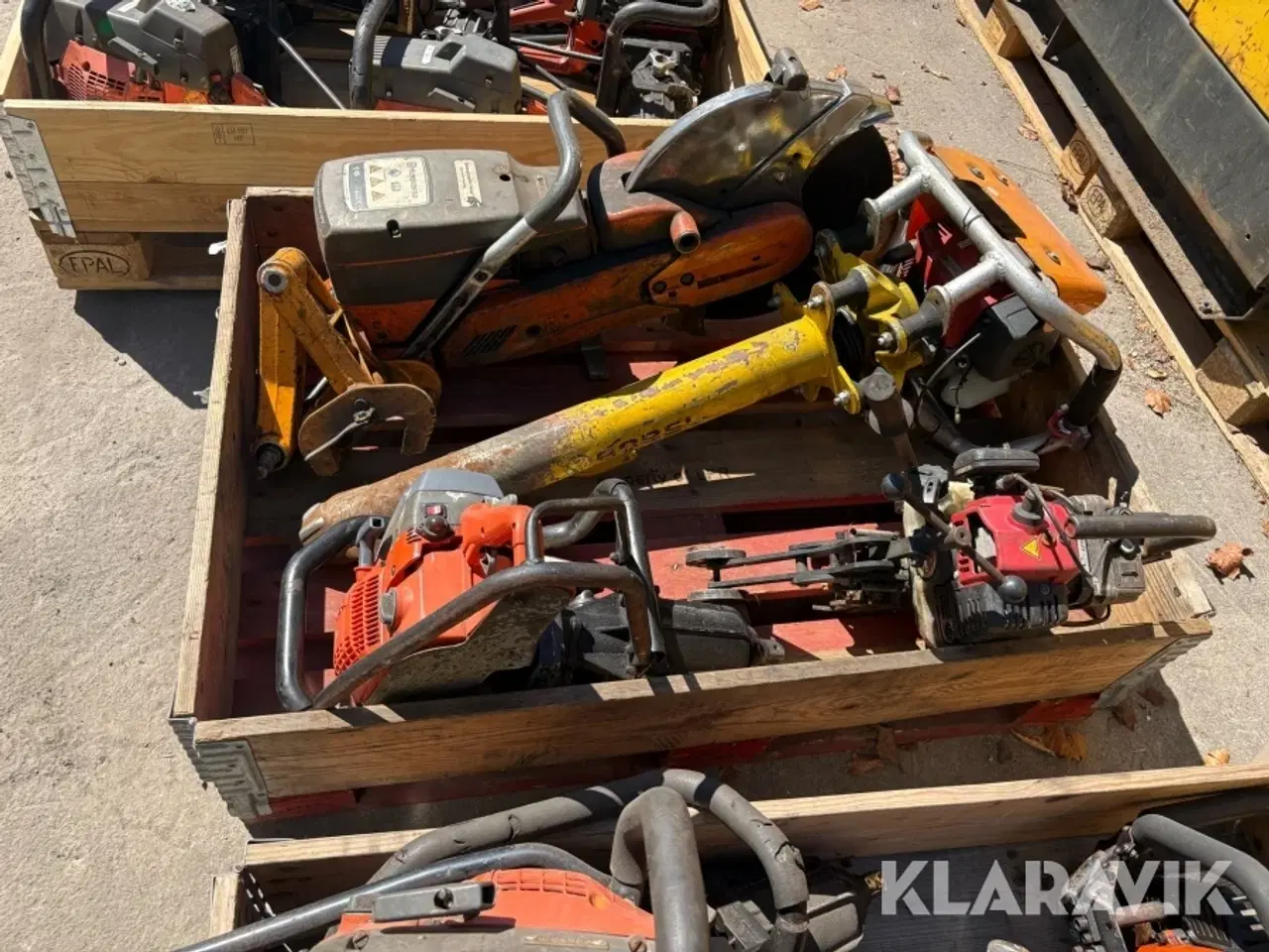 Billede 3 - Lot Svingstopper, Kapsav, Skinneskruemaskine, Skinneboremaskine ,