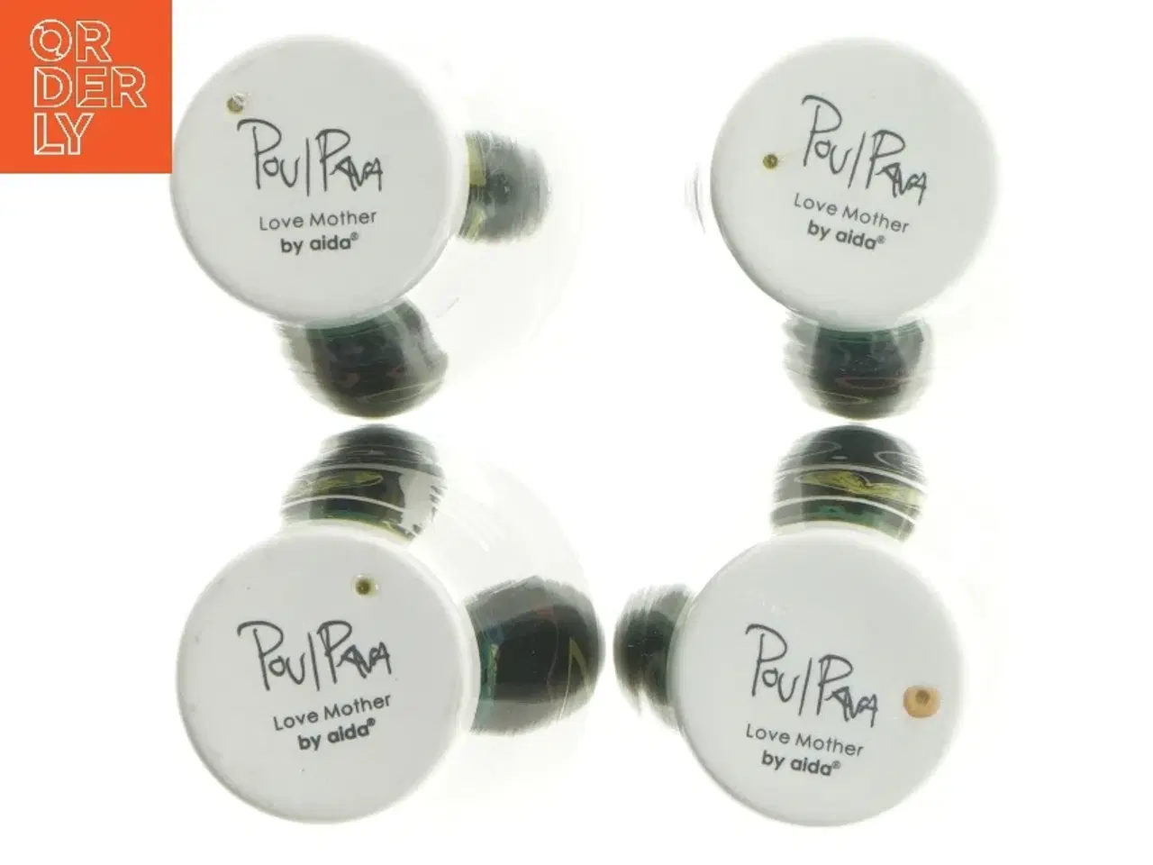 Billede 3 - 4 stk Poui pava kopper fra aida (str. 4 stk Ø 9 cm længde 12 cm)