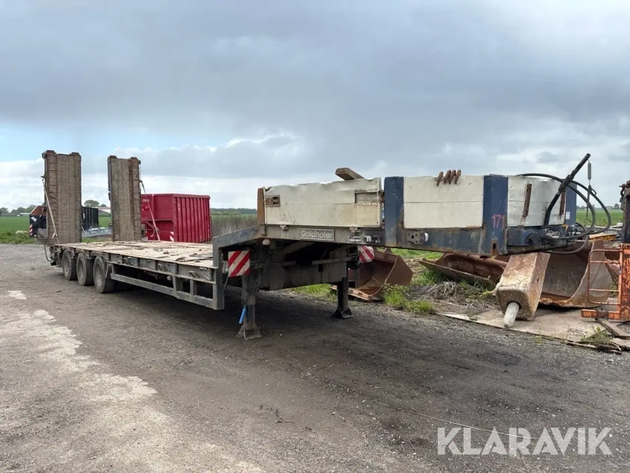 Billede 7 - Maskintrailer / lavlæsser Goldhofer STN-L 3-39/80 A