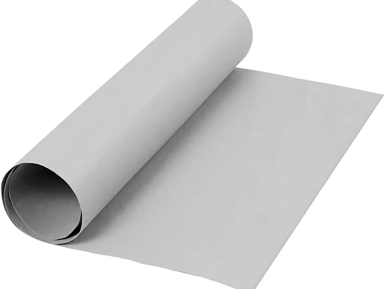 Billede 1 - Kraftigt Grå Læderpapir 50 cm x 1 m - 350 g