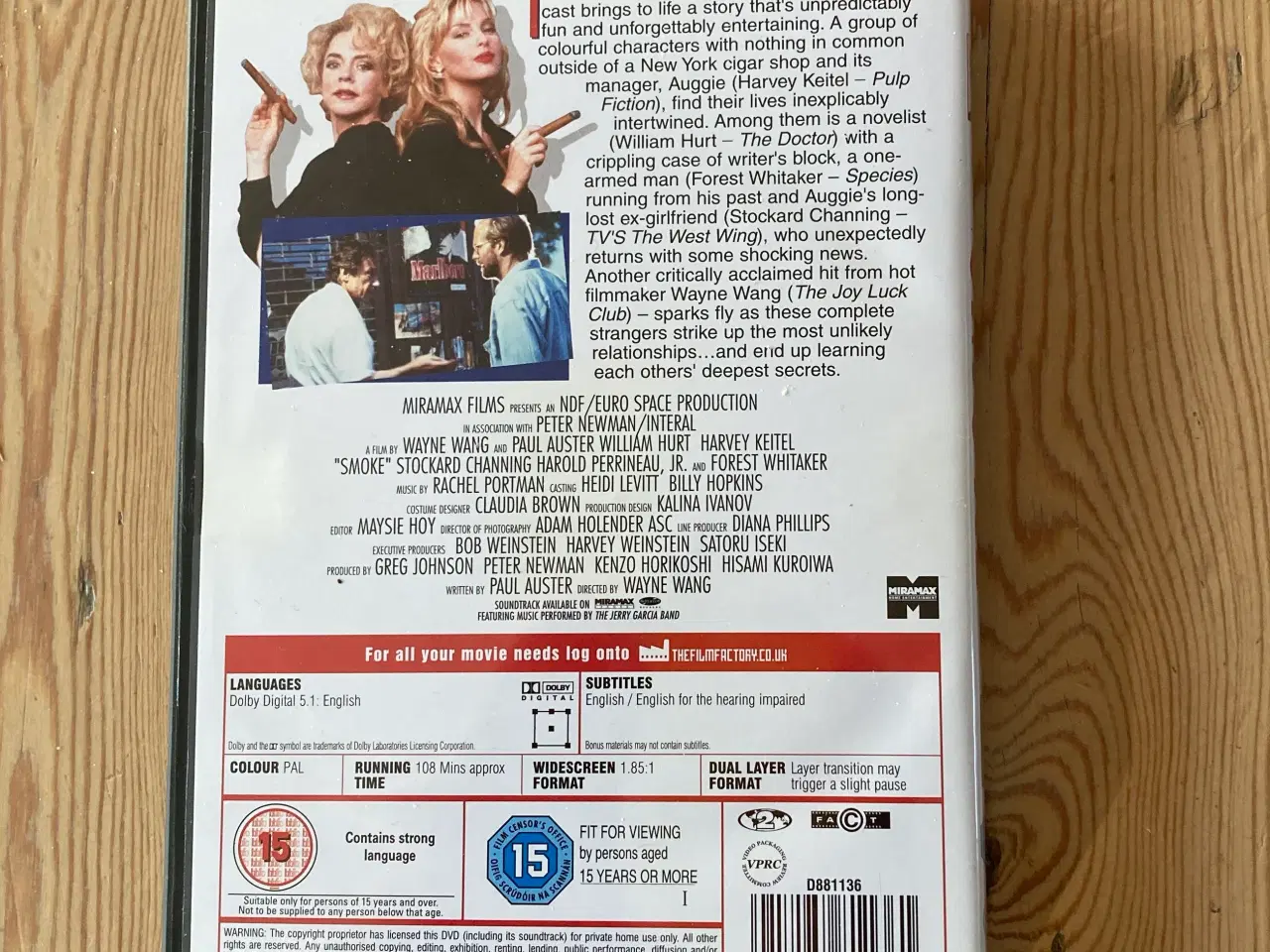 Billede 3 - “Smoke”: DVD-film fra 1995