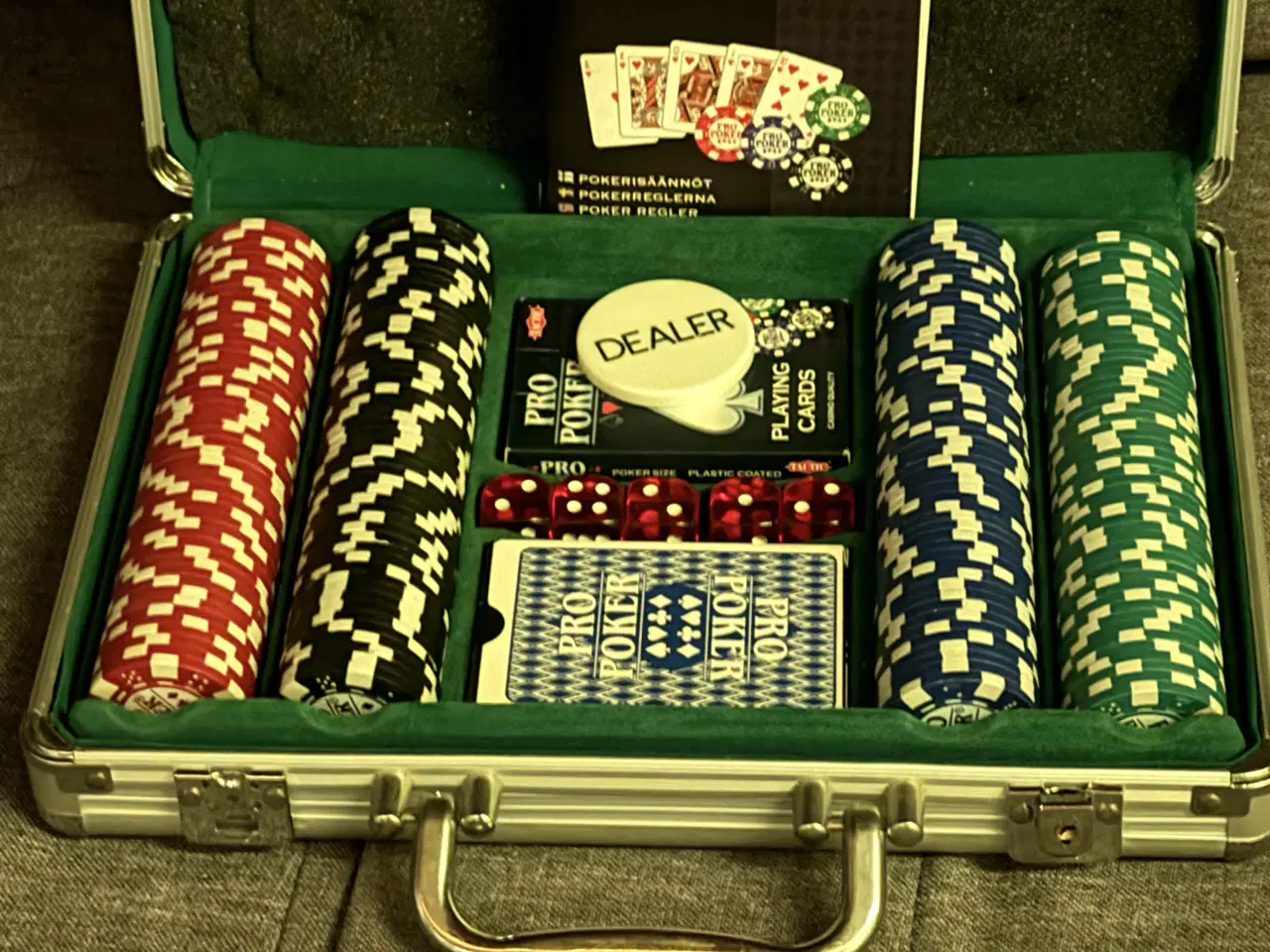 Billede 2 - Pro Poker i aluminiums kuffert