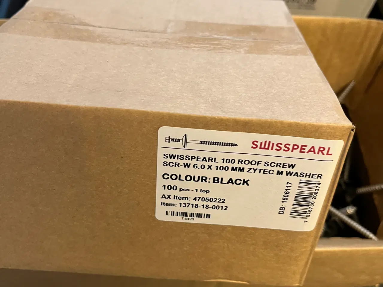 Billede 2 - B 7 tagplader sort +tilbehør