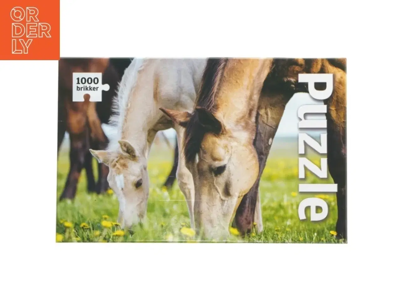 Billede 1 - Puslespil med heste (str. 1000 brikker 50x70 cm)