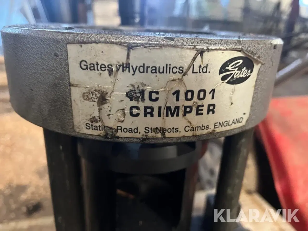 Billede 4 - Hydraulikslangepresser Gates Hydraulics MC 1001 Crimper med bakker