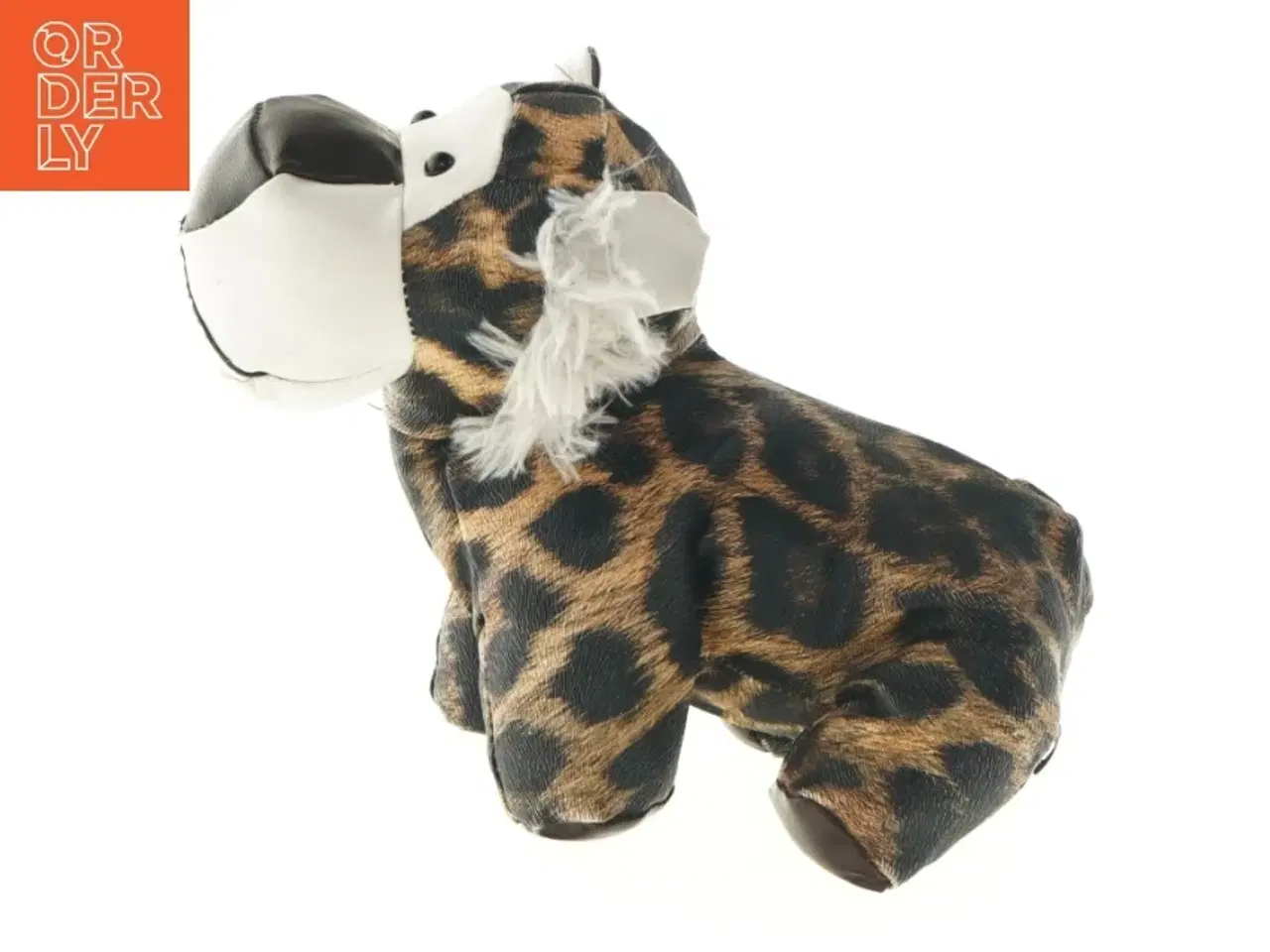 Billede 1 - Plyslegetøjsløve med leopardprint (str. 24 cm)