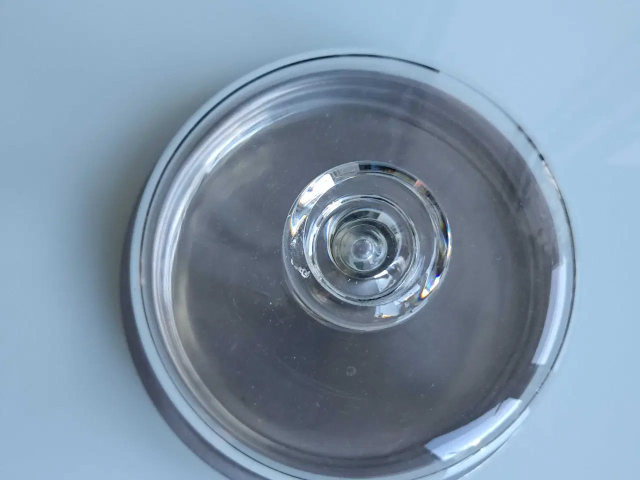 Billede 2 - Oste klokke med metal fad