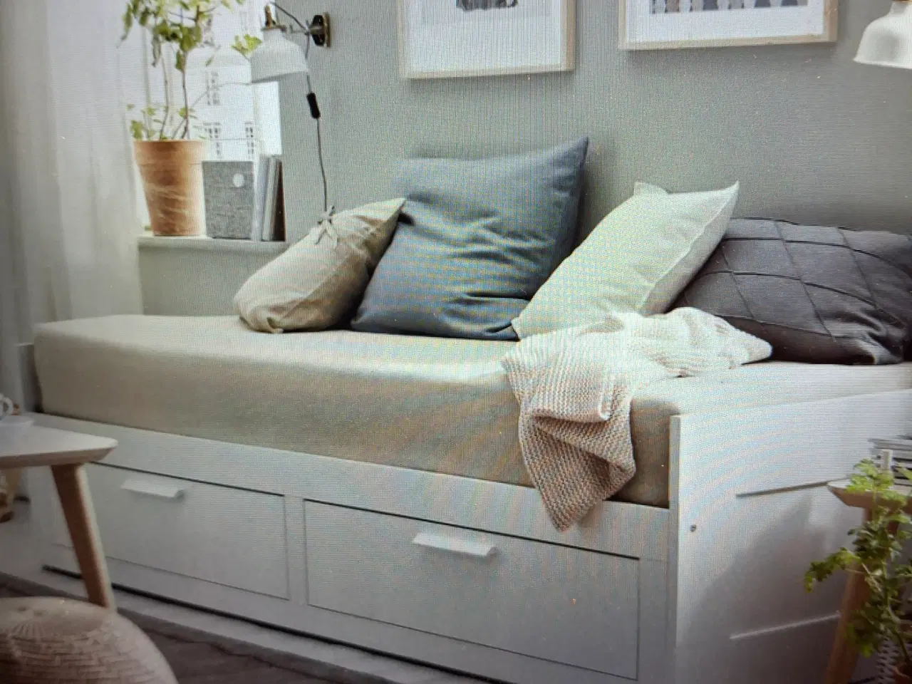 Billede 3 - BRIMNES sovesofa incl 2 stk madrasser