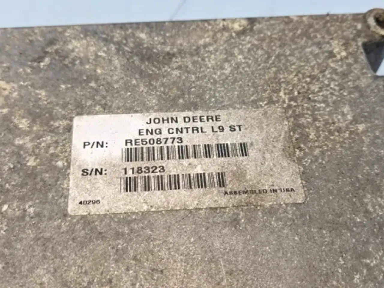 Billede 6 - John Deere 9780 Motor Kontroller RE508773