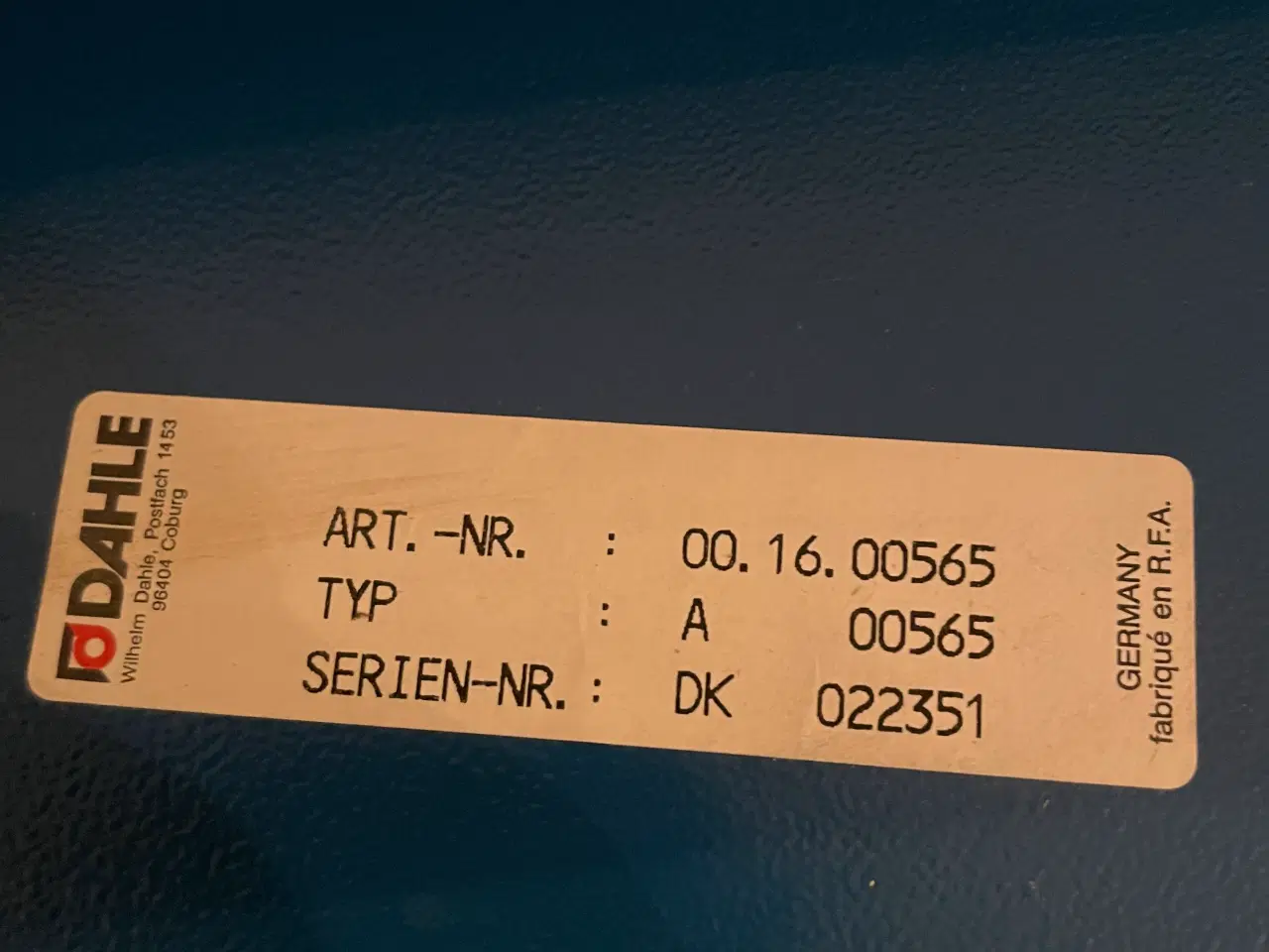 Billede 3 - Ark skæremaskine.