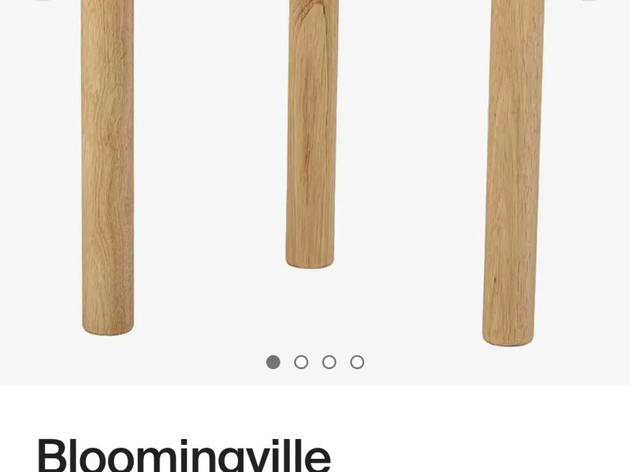 Billede 2 - Bloomingville  Kassia Sidebord, Natur, Gummitræ -S