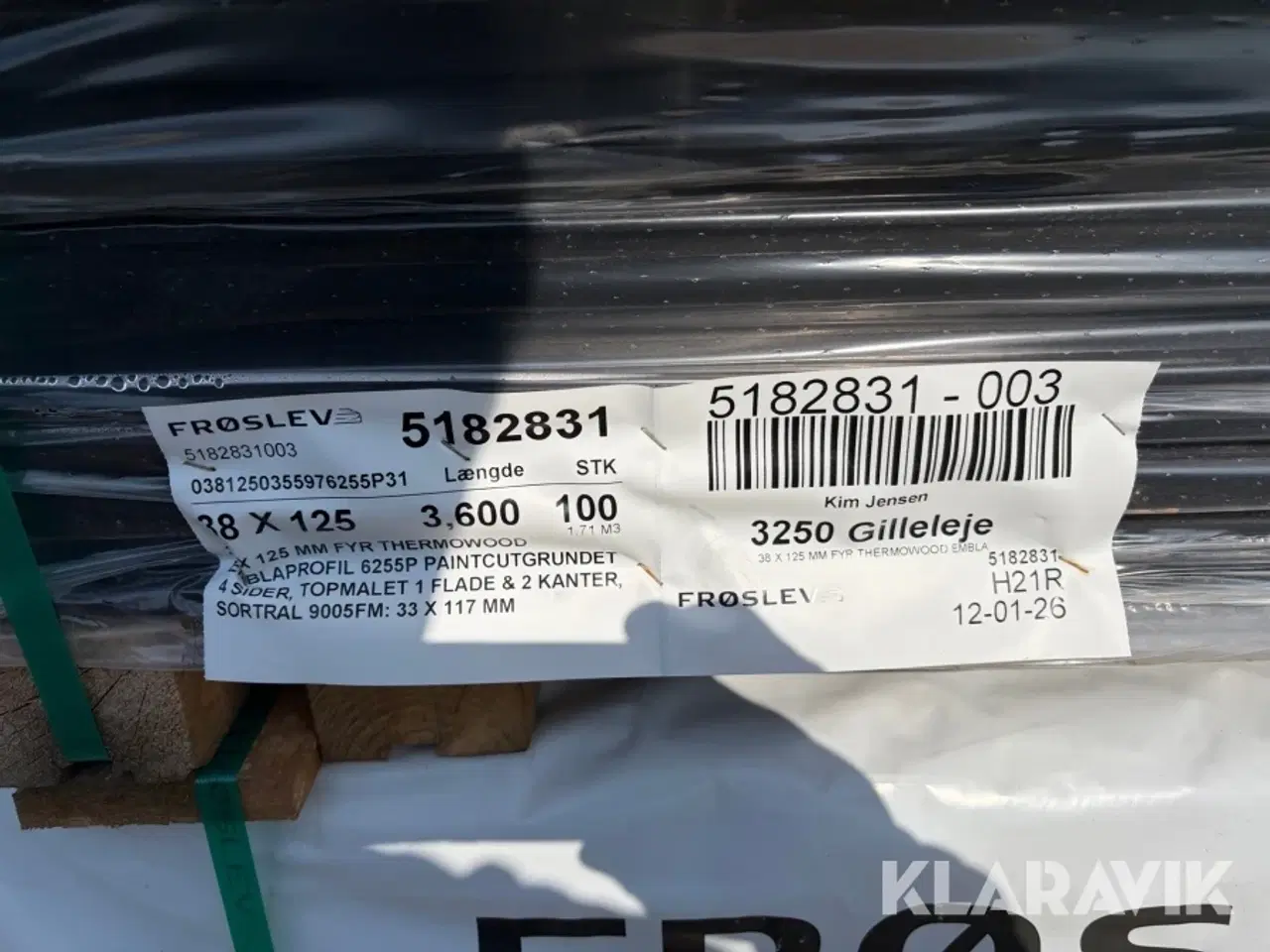 Billede 4 - Facadebrædder Frøsle Embla Thermowood 2 partier