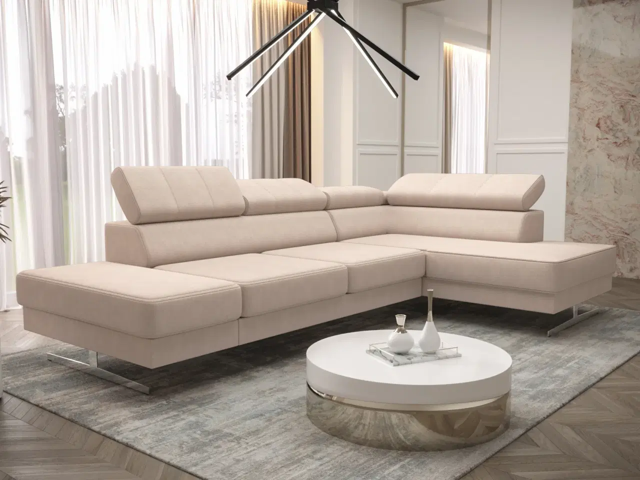 Billede 9 - EMPIRE MINI HJØRNESOFA 300x180