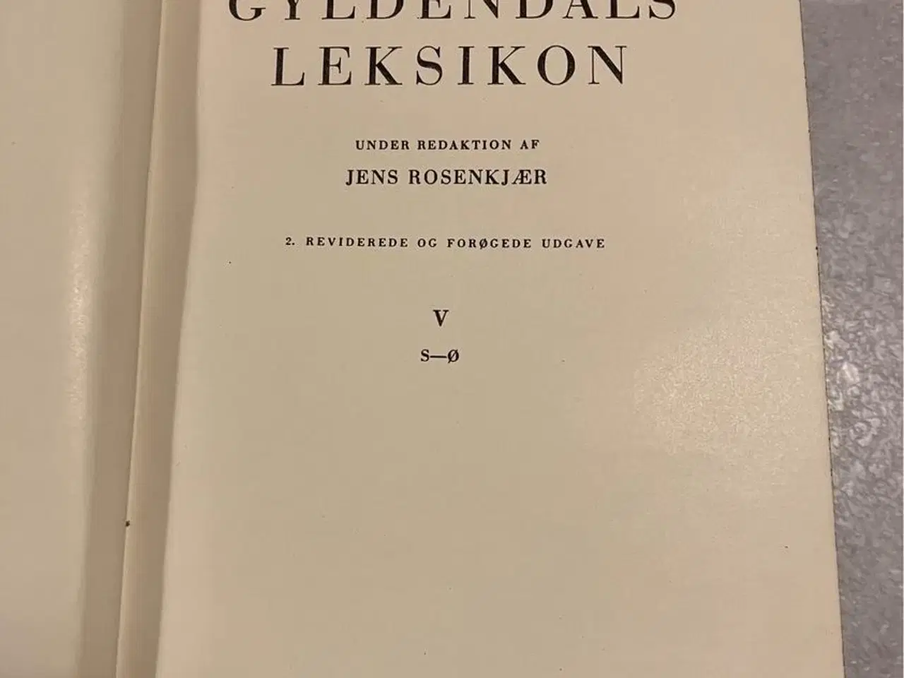 Billede 2 - Gyldendals Leksikon 2. Udgave fra 1927 hardback 