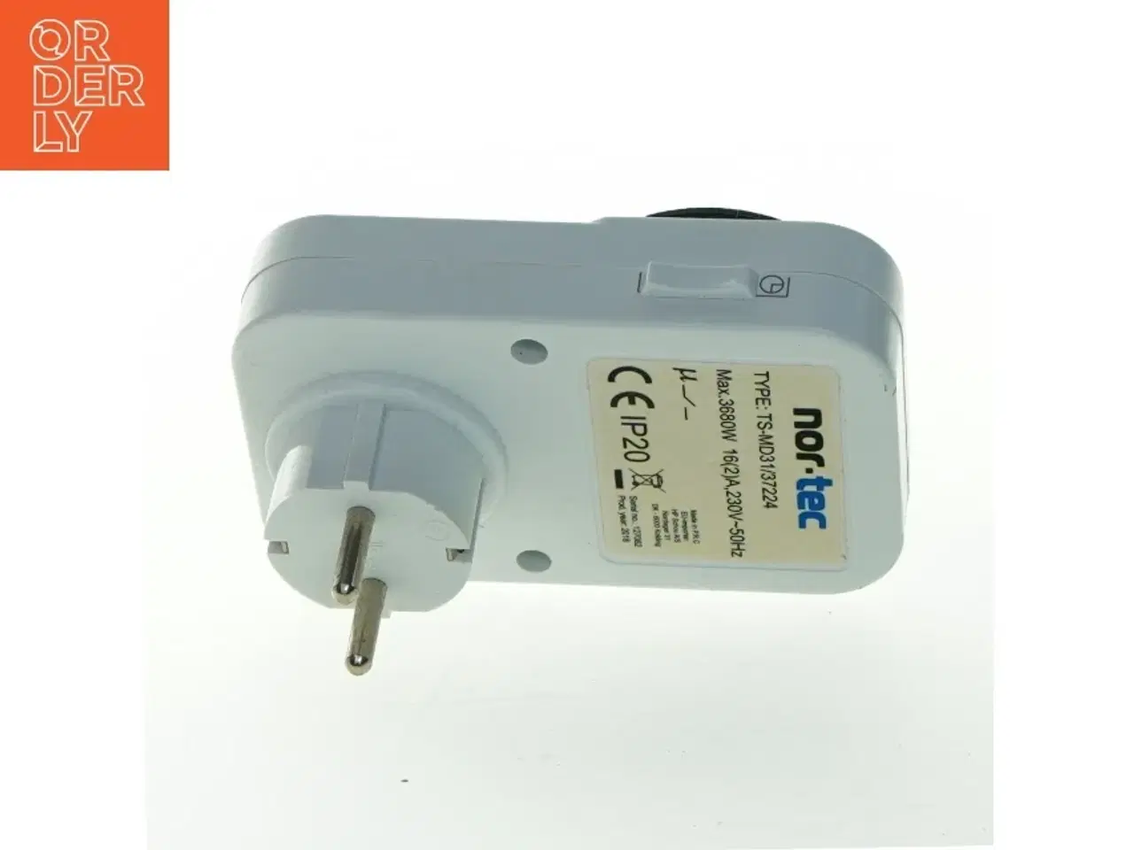 Billede 2 - Mekanisk timer stikkontakt fra nor.tec (str. 12x7,5 cm)