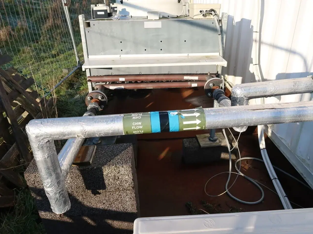 Billede 89 - 20 fods isolering container indrettet som testcenter af overskudsvarme (læs beskrivelse)