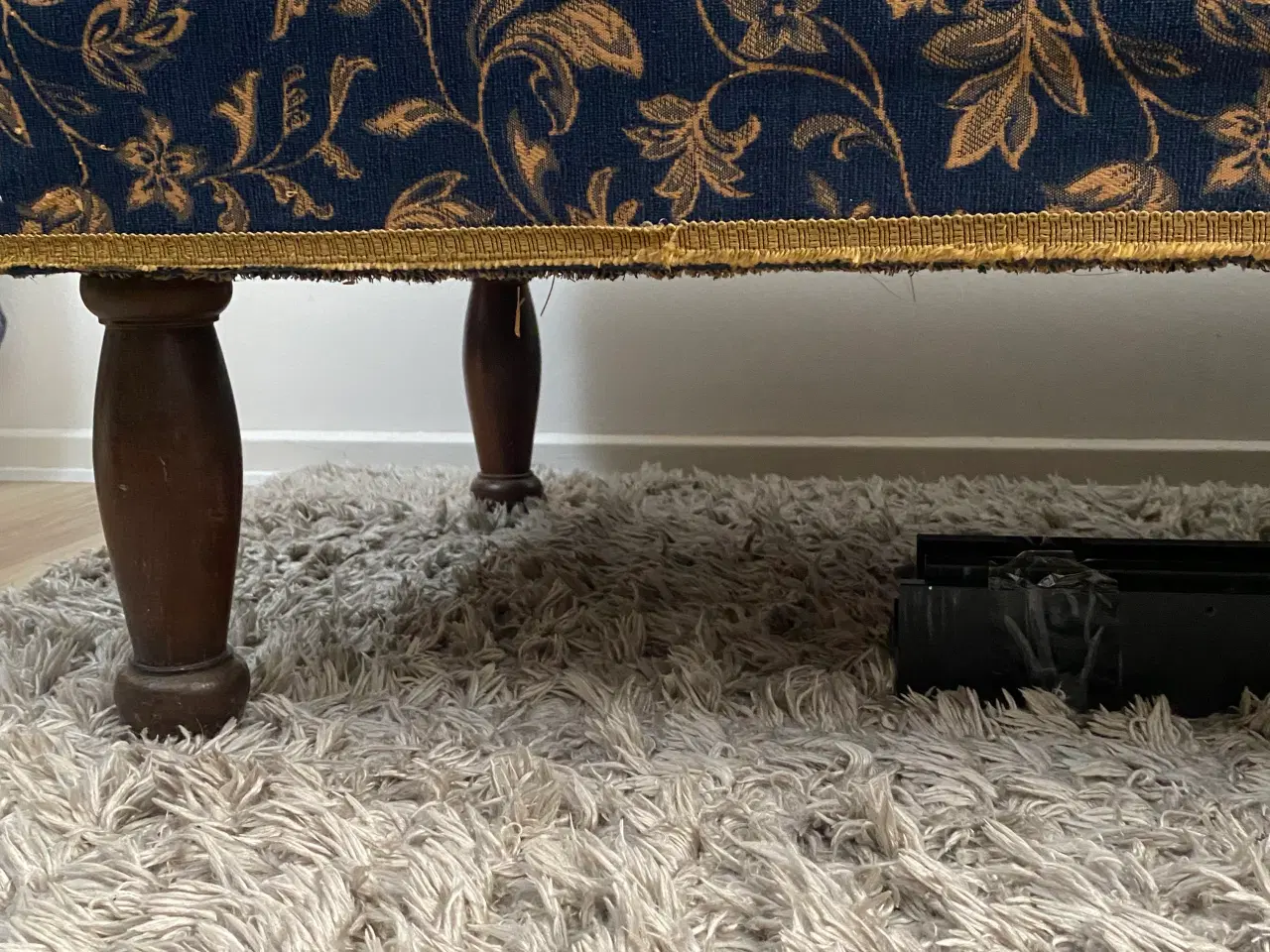 Billede 4 - Blå- og guldfarvet Divan/daybed