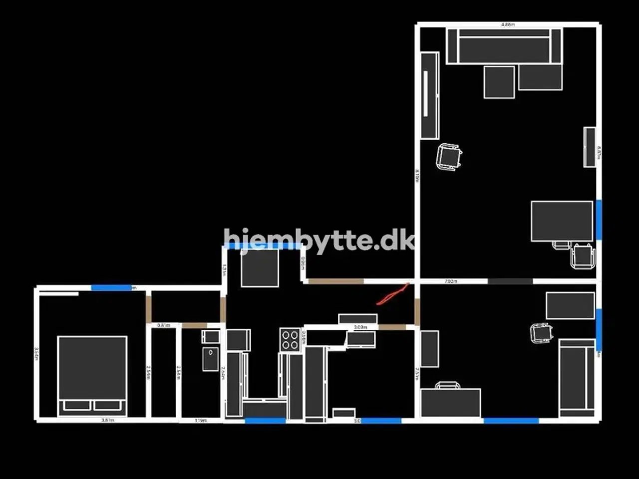 Billede 3 - Hjembytte - Æblerosestien