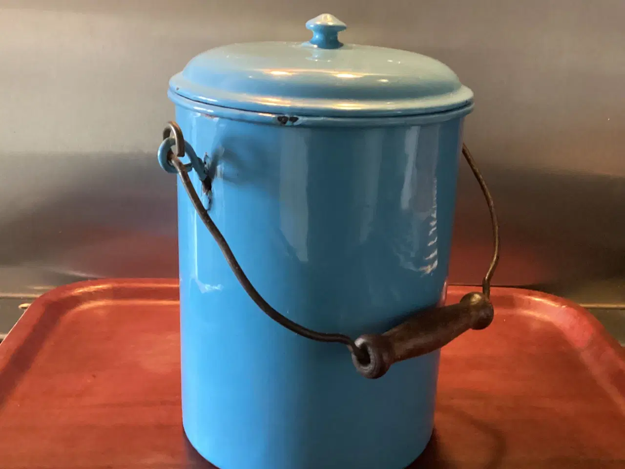 Billede 1 - Madam blå Retro mælkespand