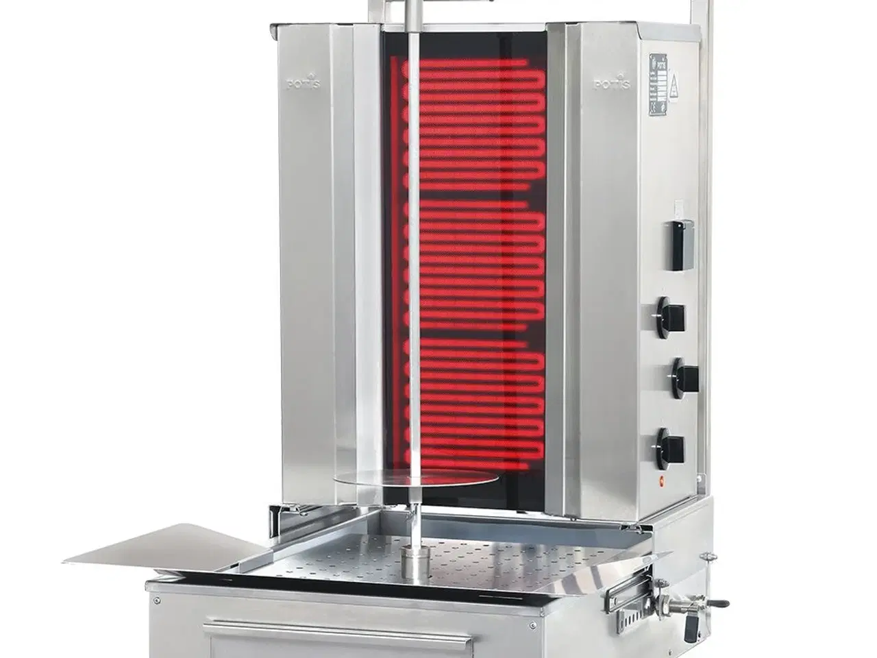 Billede 1 - Kebab & Shawarma grill til el – 40 kg kød