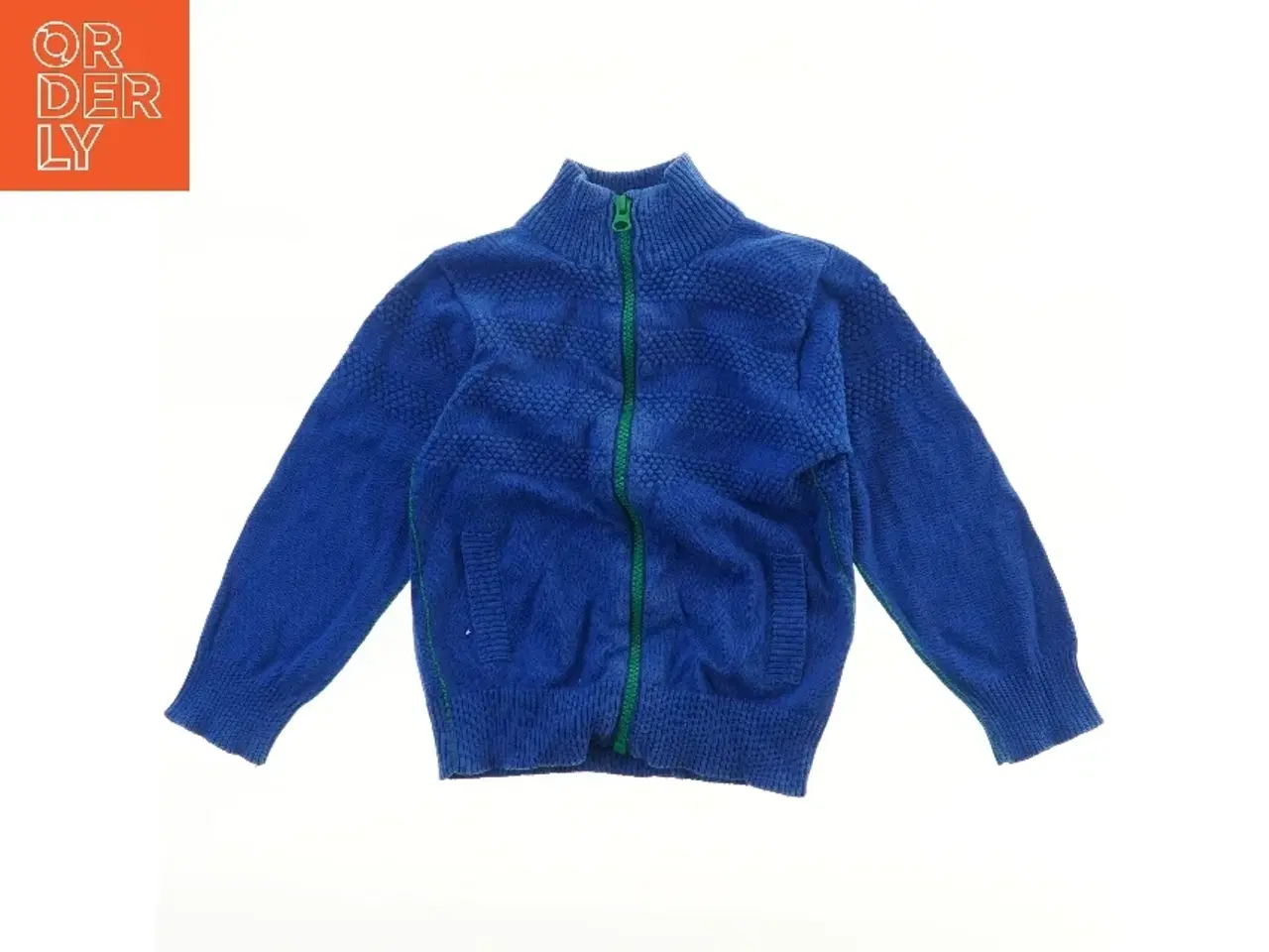 Billede 1 - Blå name it cardigan med lynlås (str. 98)