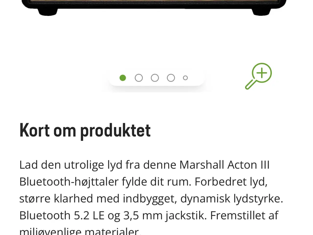 Billede 4 - Marshall Acton lll Bluetooth højtaler