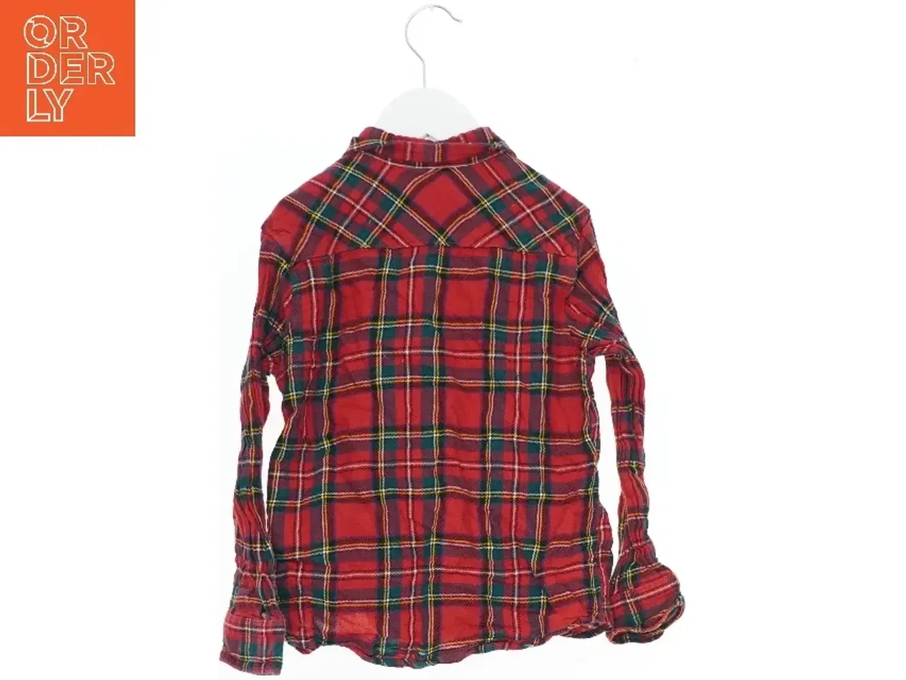 Billede 2 - Rød ternet skjorte til børn fra H&M (str. 122)