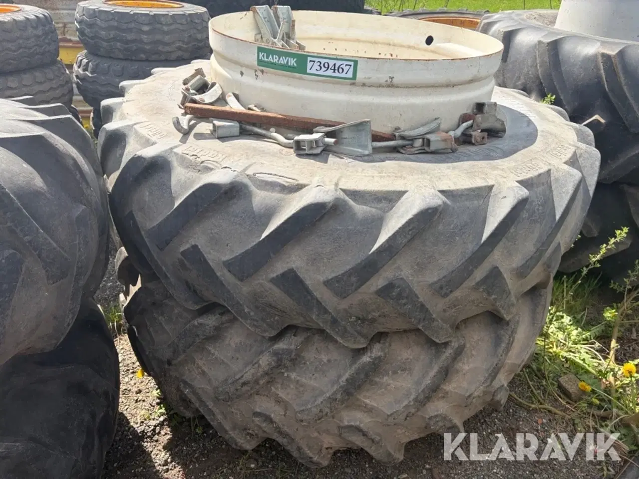 Billede 1 - Tvillingehjul Continental 18.4R38 2 styk med spænder