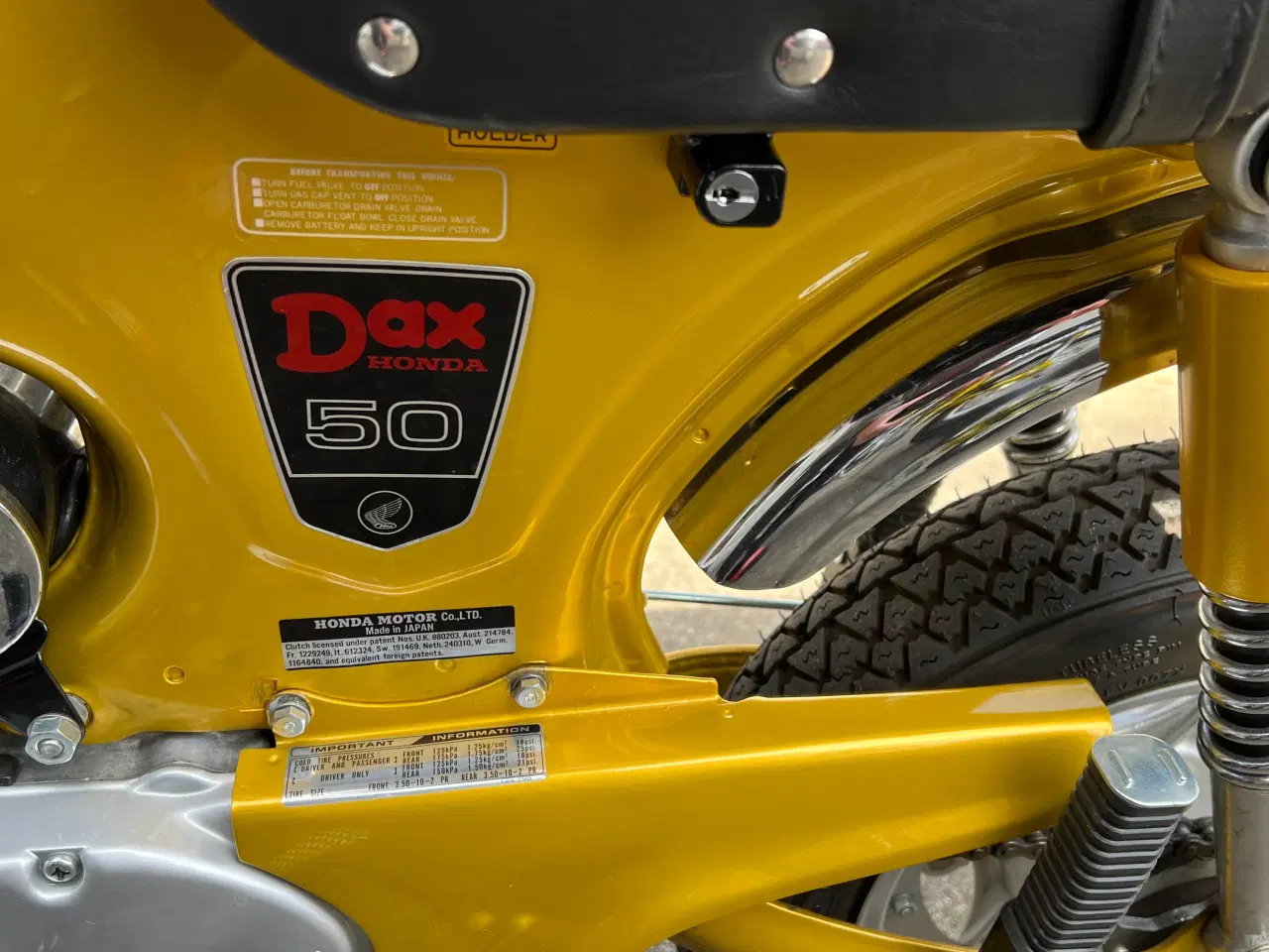 Billede 2 - Honda Dax ST50 Dansk