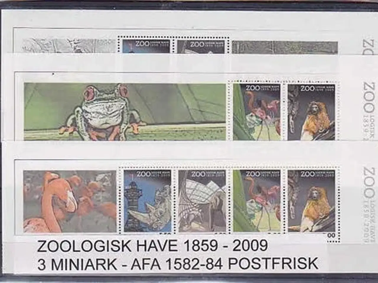 Billede 1 - Zoologisk Have AFA 1582-84 Postfrisk