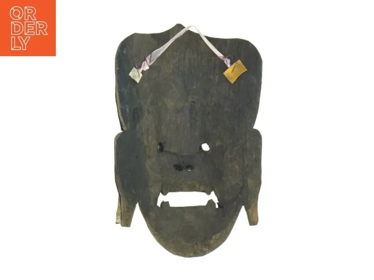 Billede 3 - Traditionel træmaske (str. 26 x 17 x 6,5 cm)