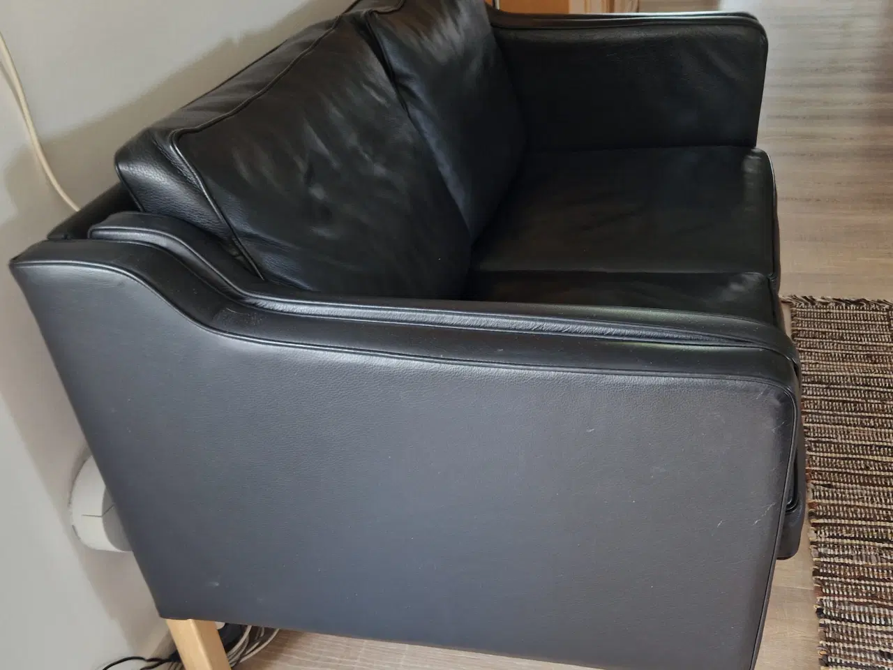 Billede 4 - Lædersofa, 3 +2