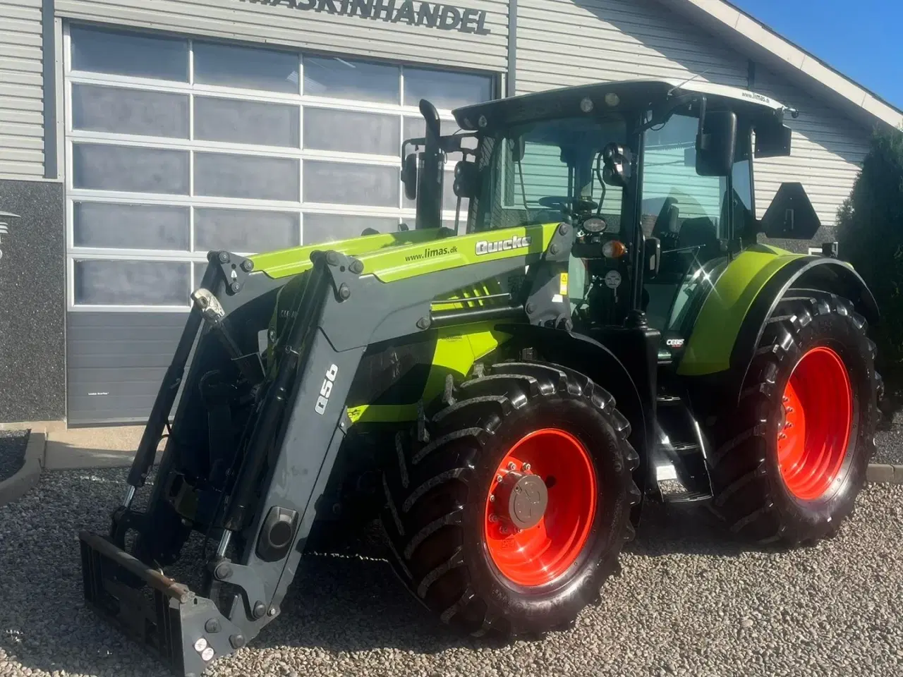 Billede 2 - CLAAS ARION 550 CEBIS Med frontlæsser og frontlift