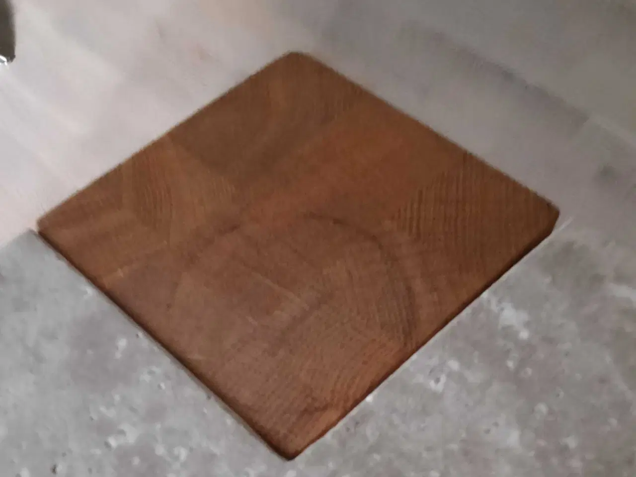 Billede 4 - Sofabord med egetræsstel og travertin bordplade