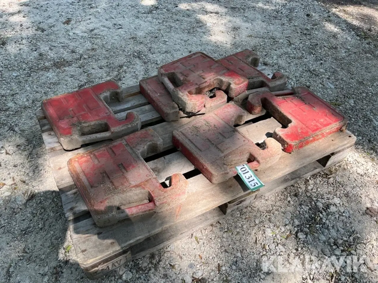 Billede 1 - Vægtklodser IH 30kg 11 styk