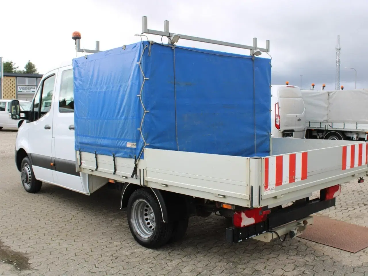 Billede 7 - Mercedes Sprinter 516 2,2 CDi A2 Mandskabsvogn m/lad RWD
