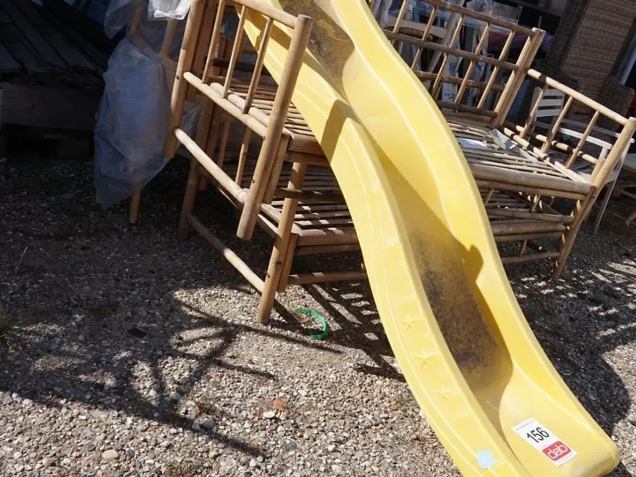 Billede 2 - Jungle Gym Rutschebane Gul 2,20 Meter