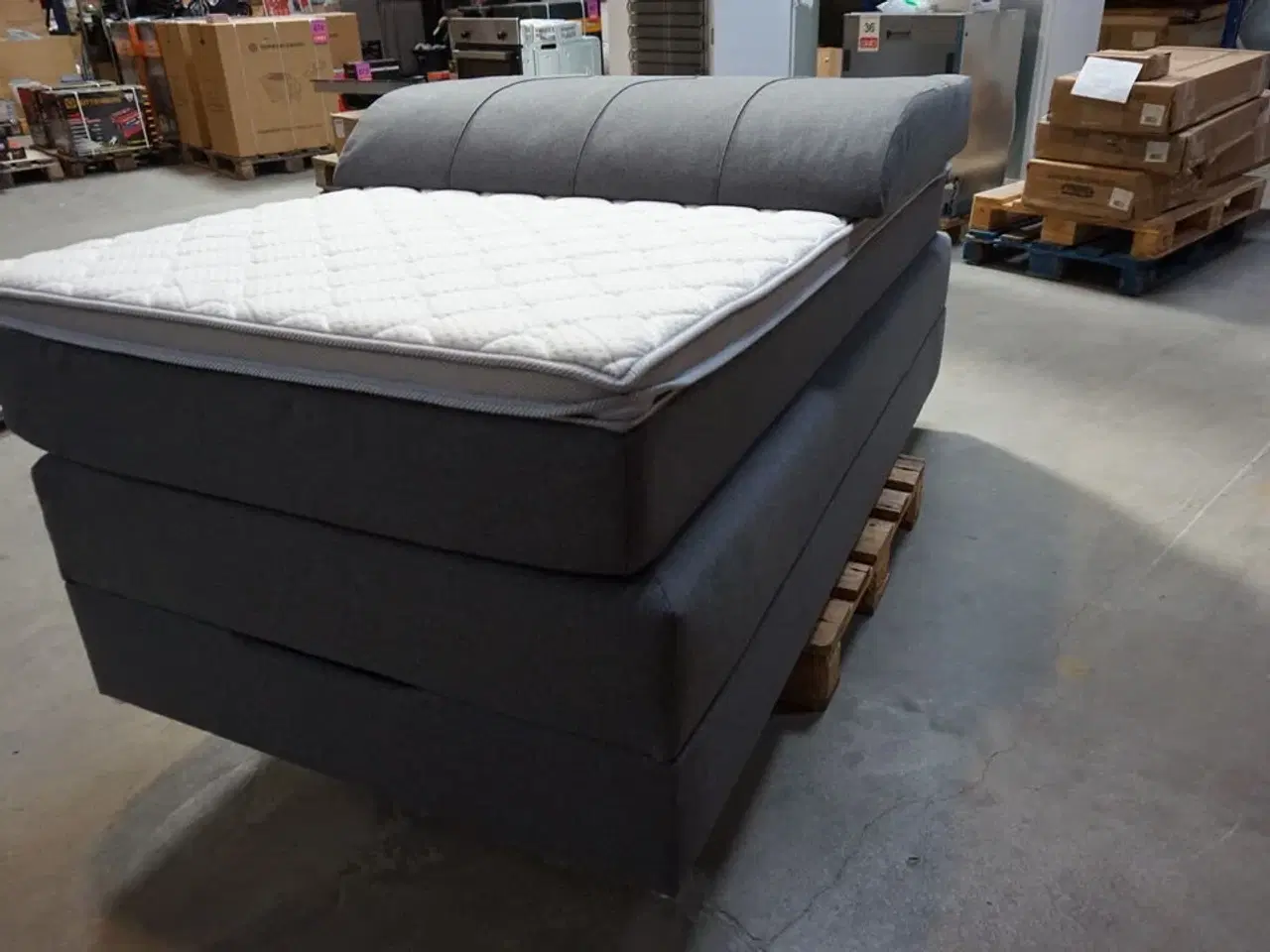 Billede 5 - Nordisk Fjer C90 kontinentalseng med opbevaring 100x200 cm