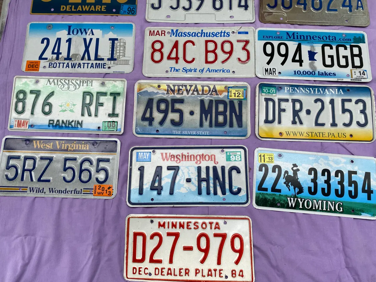 Billede 4 - USA Nummerplader