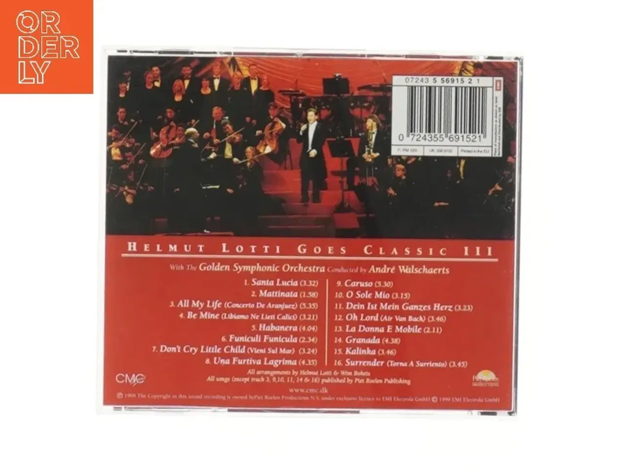 Billede 4 - Helmut Lotti goes Classic III CD fra Plaza Records