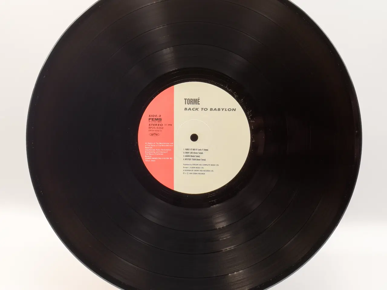 Billede 4 - Tormé - Back To Babylon - JAPAN 1985 - EX/EX