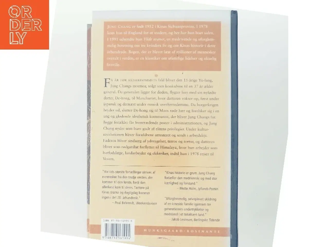 Billede 3 - Vilde svaner : tre døtre af Kina af Jung Chang (Bog)