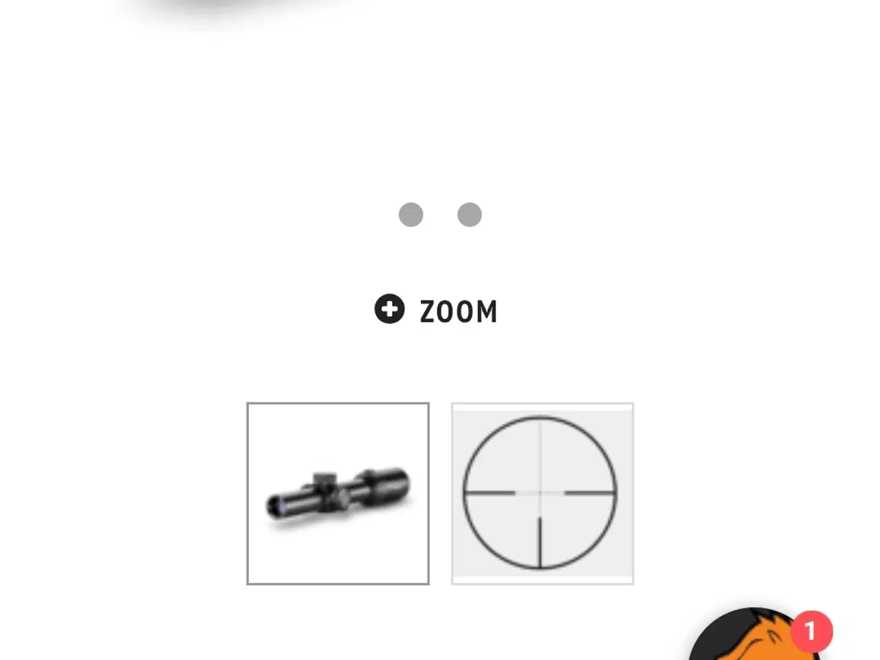 Billede 2 - Drivjagt kikkertsigte 1x8x24