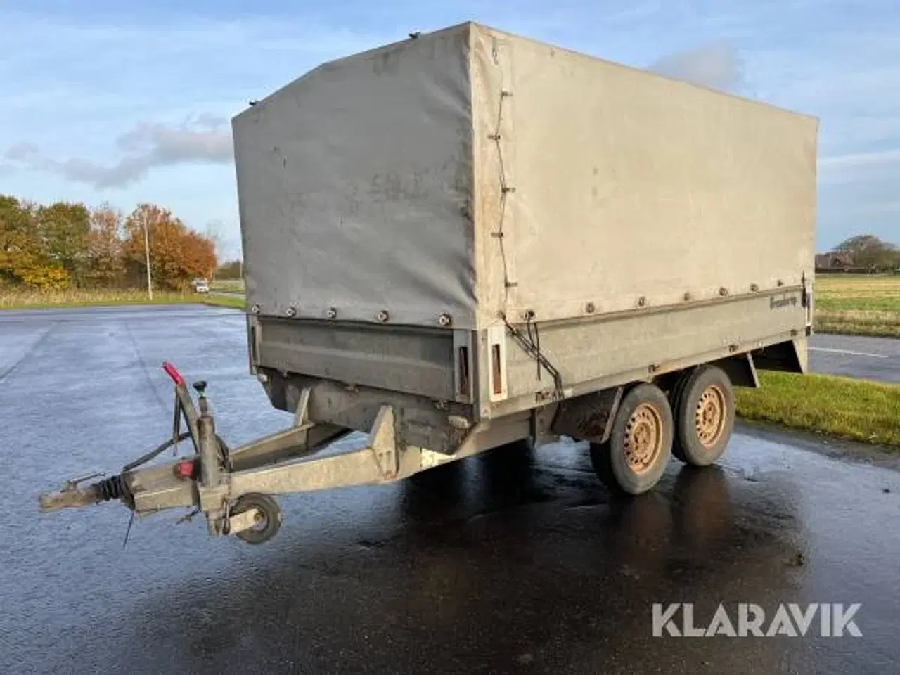 Billede 1 - Trailer Brenderup 2000 kg med presenning