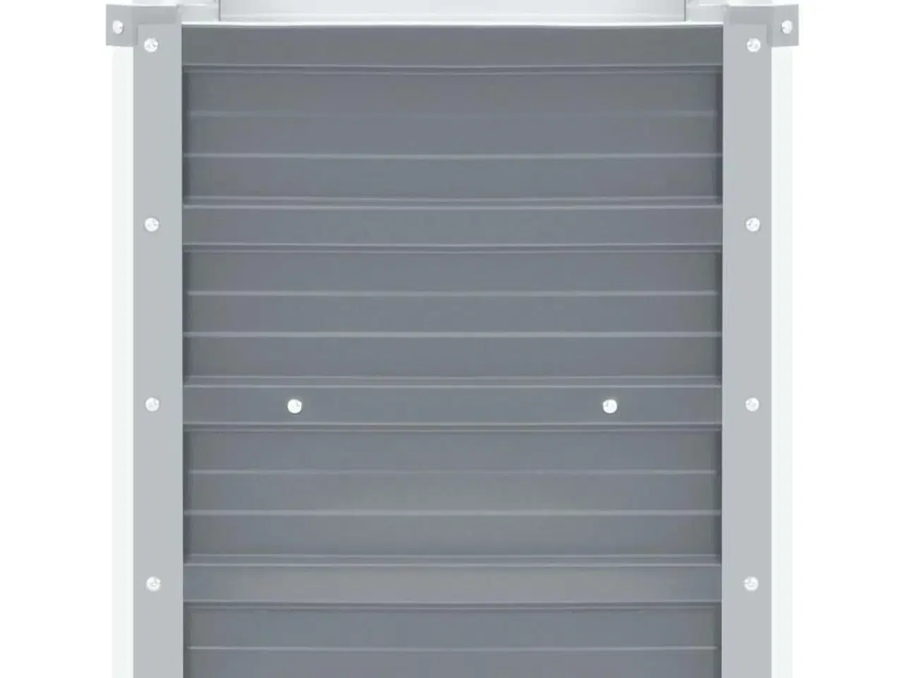 Billede 4 - Forhøjet plantekasse 100x40x45 cm galvaniseret stål grå