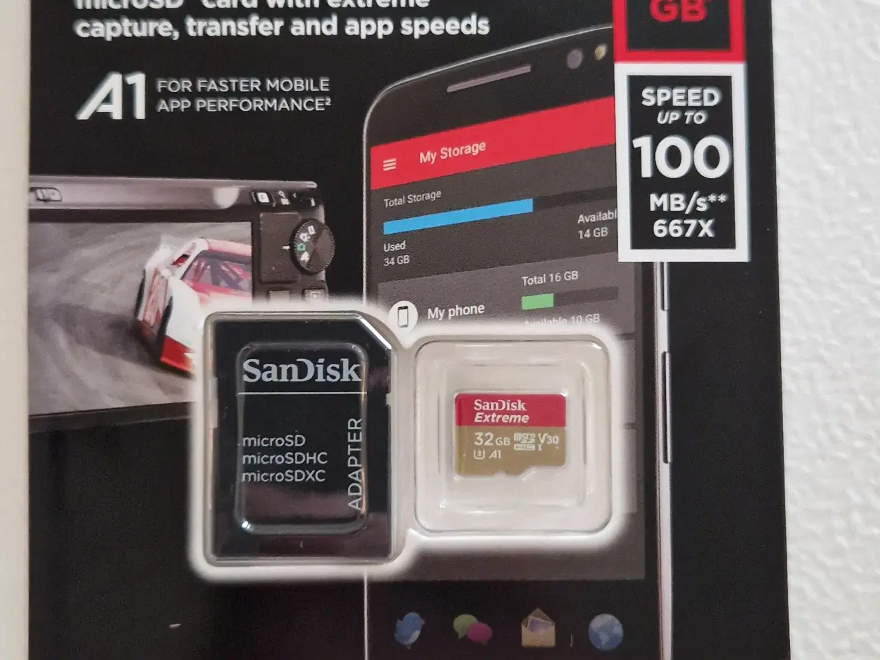 Billede 1 - 32GB microSD kort