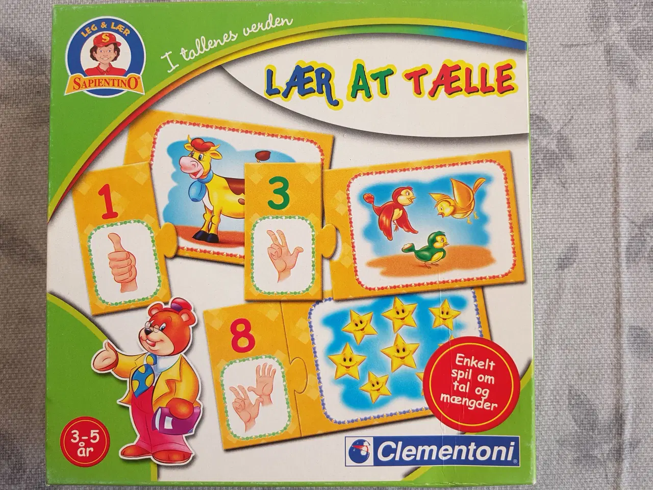 Billede 1 - Lær at tælle spil fra Clementoni
