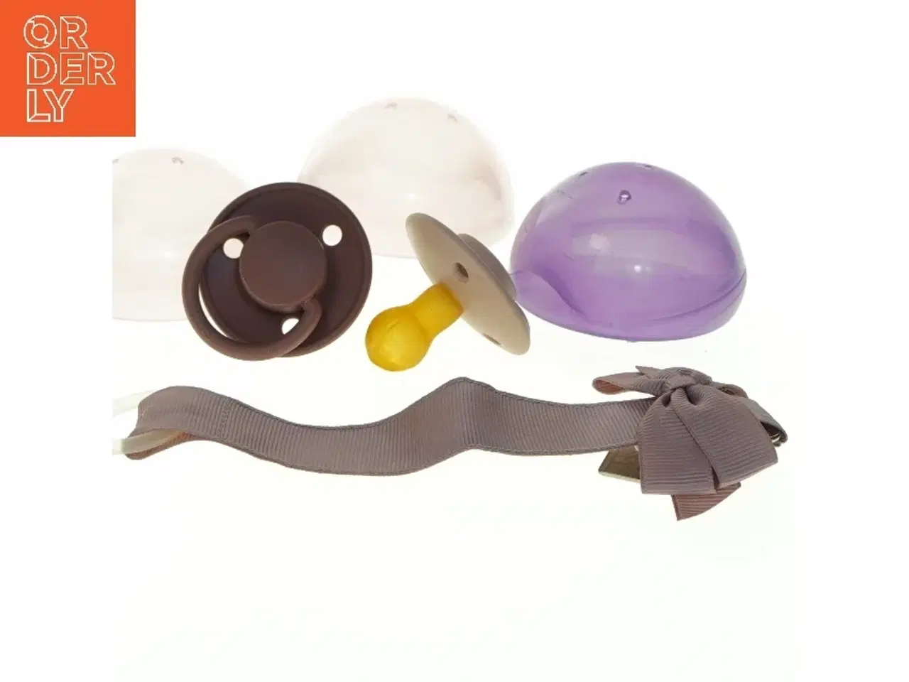 Billede 2 - Sutter (ikke brugt) og sutteholder sæt fra Bibs (str. Baby)